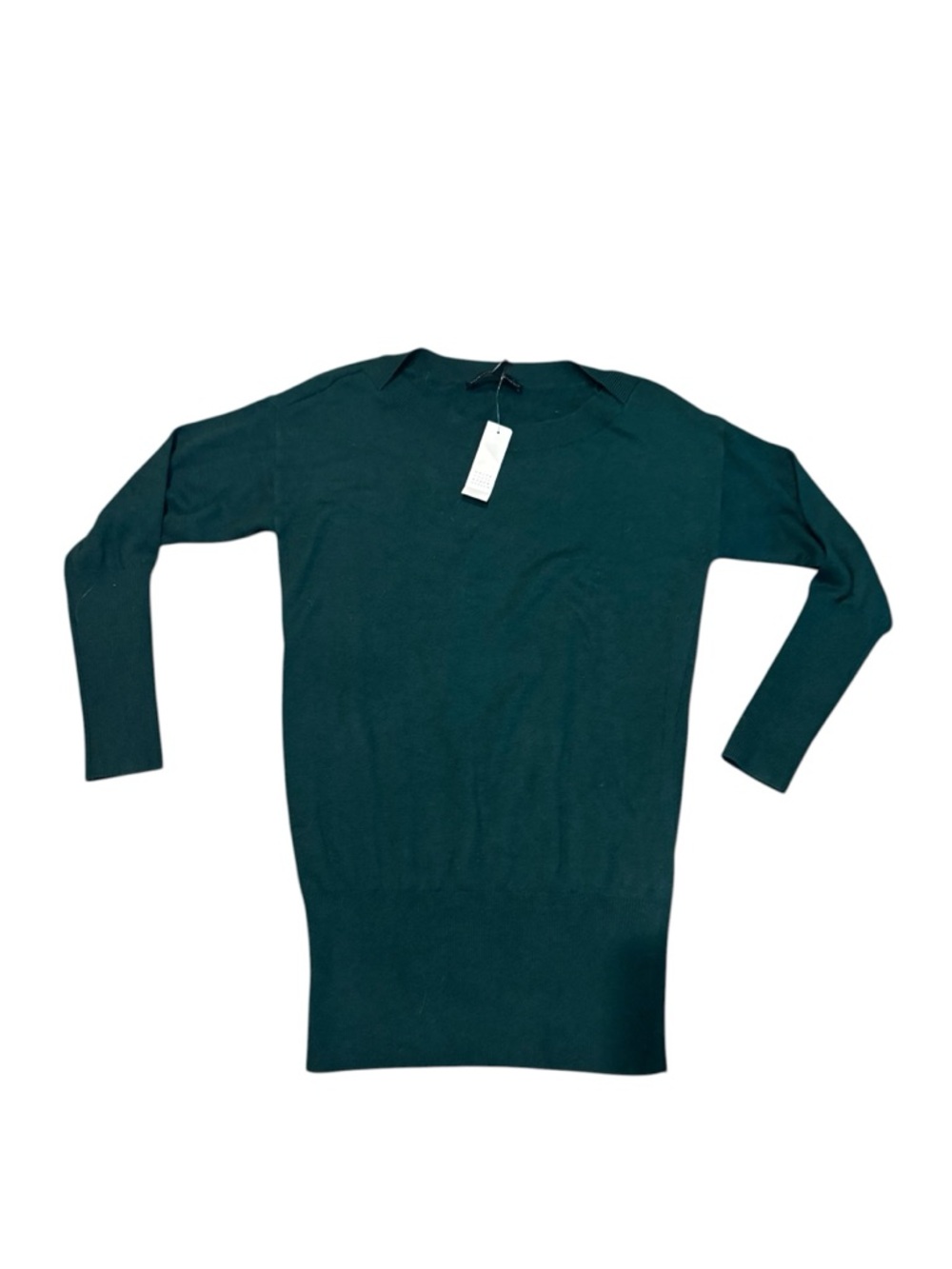 White House black market green tunic  sweater